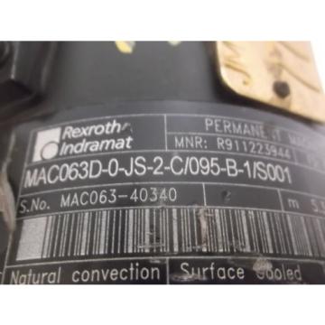 REXROTH Cayman Islands  MAC063D-0JS-2-C/095-B-1/S001 SERVO MOTOR Origin NO BOX