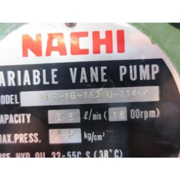 NACHI HYDRAULIC OIL UNI MOTOR PUMP 22KW 4P LTIS90-NR VDR-1B-1A3-U-1146K