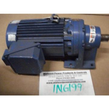 Sumitomo Cyclo gearmotor CNHM-1H-6095YB-6, 292 rpm, 6:1, 15hp, 230/460, inline