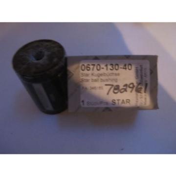 STAR Rexroth 30MM LINEAR SUPER BALL bushing BEARINGS 0670-130-40 Germany