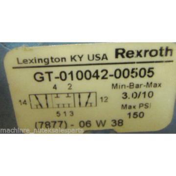 Rexroth Ceram Valve GT-010042-00505_GT01004200505_GT-O1OO42-OO5O5_Max psi 150