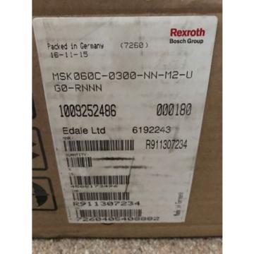 Synchronous Cuba  Servo Motor MSK060C-0300-NN-M2-UG0-RNNN 600V 4900MIN BOSCH REXROTH