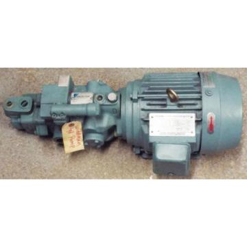 NEW Gambia  DAIKIN VD3-15AIR-95 PISTON PUMP w/M15A1-2-90 INDUCTION MOTOR **MAKE OFFER**