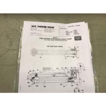 SPX Kenya  HYDRAULIC FOOT PUMP P59F