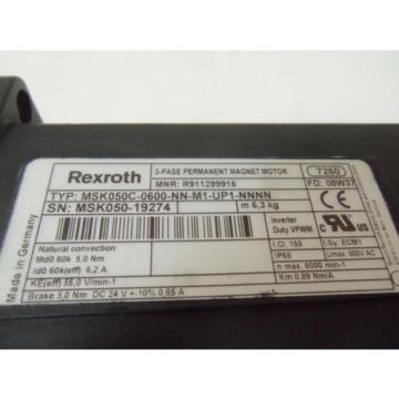 REXROTH Honduras  MSK050C-0600-NN-M1-UP1-NNNN SERVO MOTOR Origin IN BOX