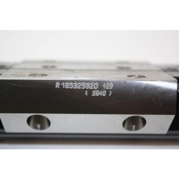 BOSCH REXROTH Linearführung mit 4 Führungswagen R165329320 runner block WARRANTY #2 image