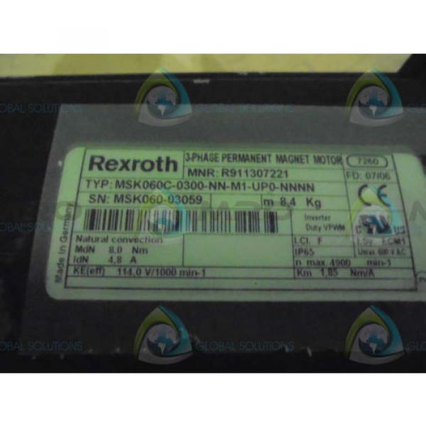 REXROTH Equatorial Guinea  MSK060C-0300-NN-M1-UP0-NNNN SERVO MOTOR Origin NO BOX #1 image