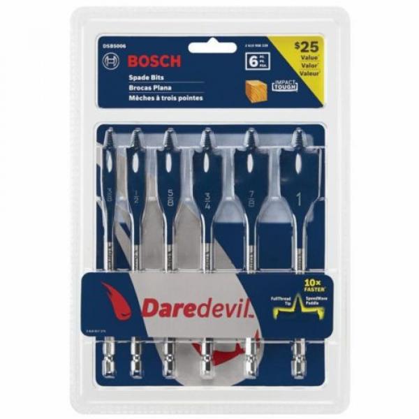 Bosch Ethiopia  Daredevil Standard Spade Bit Set Paddle Design Faster Drilling (6-Piece) #3 image