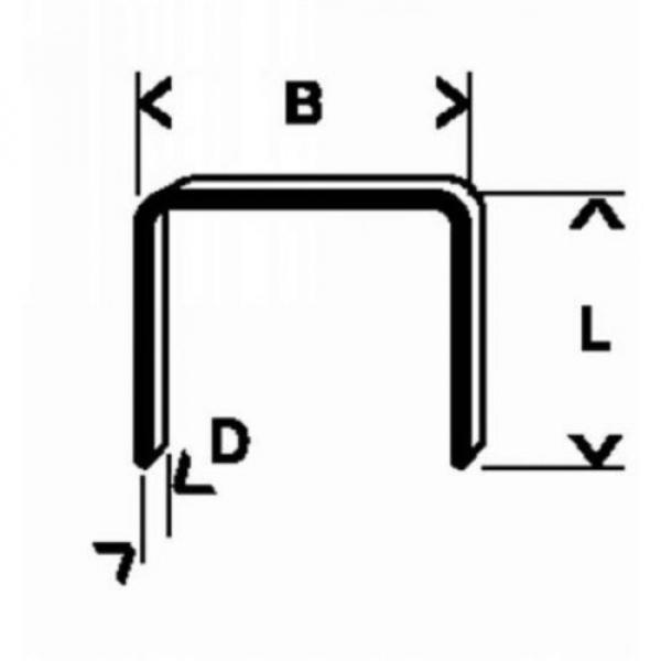 Bosch Cook Islands  2609200216 11.4 X 0.74 X 10 Mm Type 53 Fine Staples #1 image