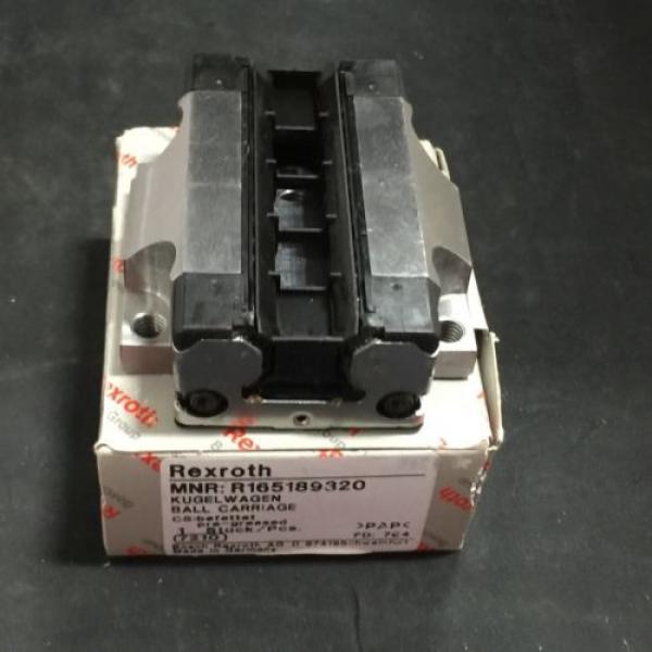 Origin REXROTH LINEAR RUNNER BLOCK SIZE 20 PN# R165189320 #2 image