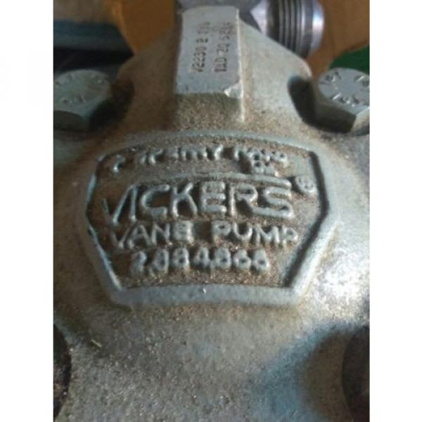 Vickers Haiti  vane pump 2884865 v2230 2 11w  hydrologic oil fluid great condition #4 image