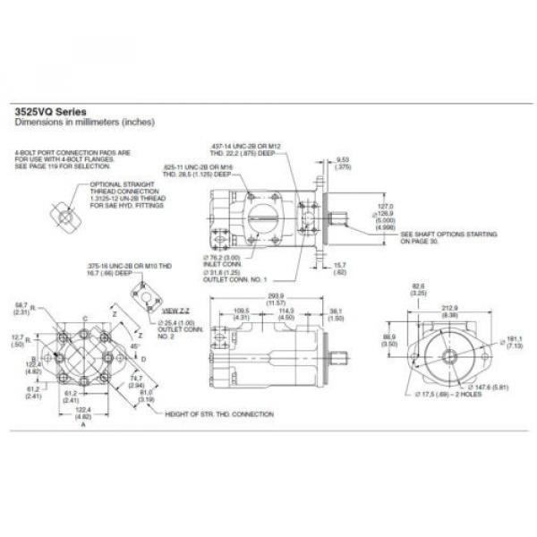 Vane Falkland Islands  Pump - 3525VQ 35A21 1CC20  -   Double Fixed #3 image