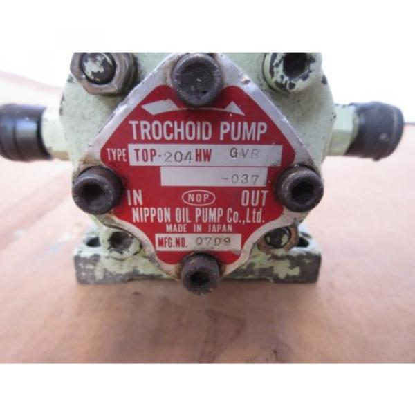 NOP Cuba  Nippon Oil Pump Trochoid pump TOP-204HW GVB WORKING BEFORE REMOVAL #5 image