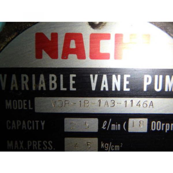 Nachi Lesotho  Variable Vane Pump Motor_VDR-1B-1A3-1146A_LTIS85-NR_UVD-1A-A3-2.2-4-1140A #10 image