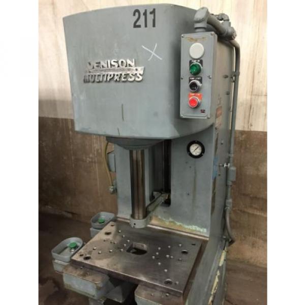 1973 Denison 10-Ton Hydraulic Press, model T100M, WARRANTY #4 image