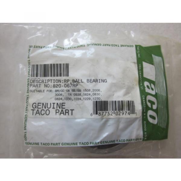 TACO RP Ball Bearing 820-067RP NACHI 6306 NSE 6306NSE C3 BM/CC SB/BB 1508 2006 #1 image