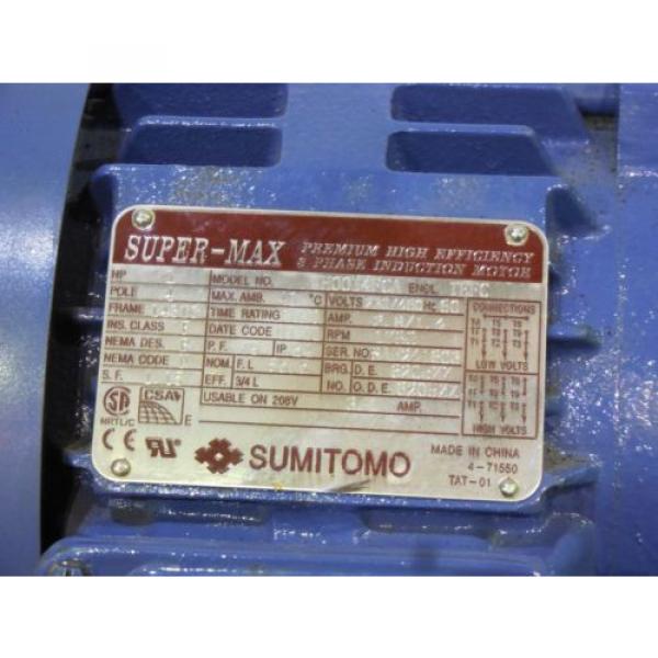 RX-1899, Origin SUMITOMO CYCLO 6000 DRIVE W/ 1 HP MOTOR CHHBJMNIA-6165DCY-354 #11 image