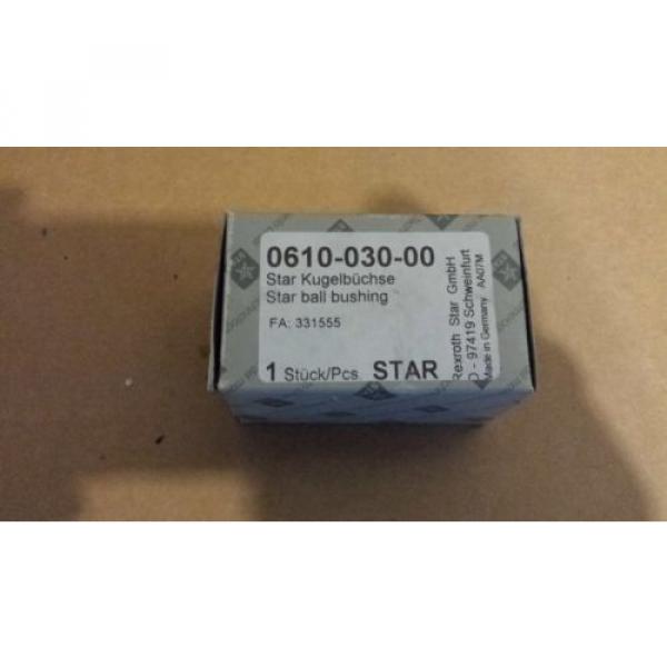 Origin Rexroth Star Linear Bearing Ball Bushing Actuator 0610-030-00 #1 image