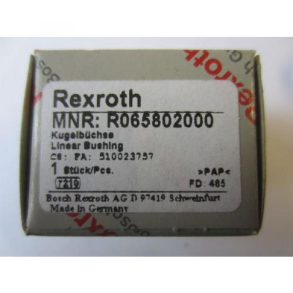 Rexroth Kugelbüchse Linear Bushing R065802000 Kugellager Rillenkugellager Lager #2 image