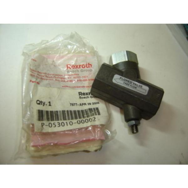 REXROTH | BOSCH P-053010-00002 FLOREG VALVE 1/2#034; NPT PORTS NNB #1 image