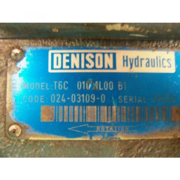 DENISON Guam  T6C-0172L00-B1 MOTOR USED #4 image