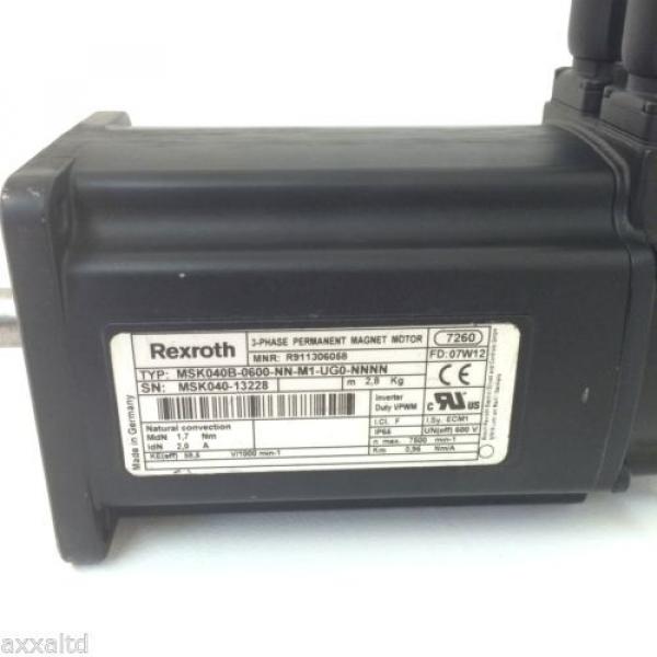 Servo Guadeloupe  Motor MSK040B0600NNM1UG0NNNN Rexroth MSK040B-0600-NN-M1-UG0-NNNN #2 image