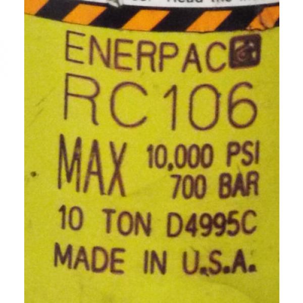 1 El Salvador  USED ENERPAC P18 w/ENERPAC RC-106 HYDRAULIC HAND PUMP ***MAKE OFFER*** #2 image