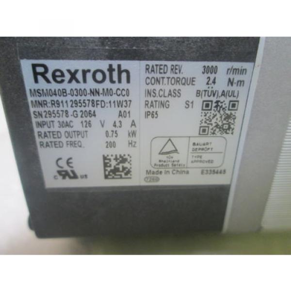 REXROTH Colombia  MSM040B-0300-NN-M0-CC0 SERVO MOTOR Origin IN BOX #3 image