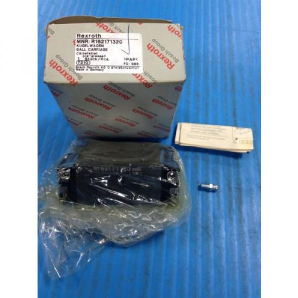 Origin REXROTH R162171320 RUNNER BLOCK BALL CARRIAGE LINEAR BEARING U4 #1 image